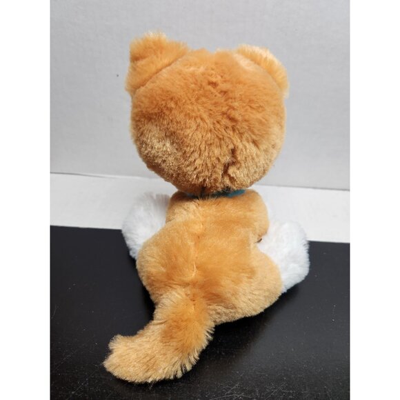 CPK Plush Cat With Pink Heart Speaker & Green Eyes Signed By Xavier Roberts - Picture 3 of 10